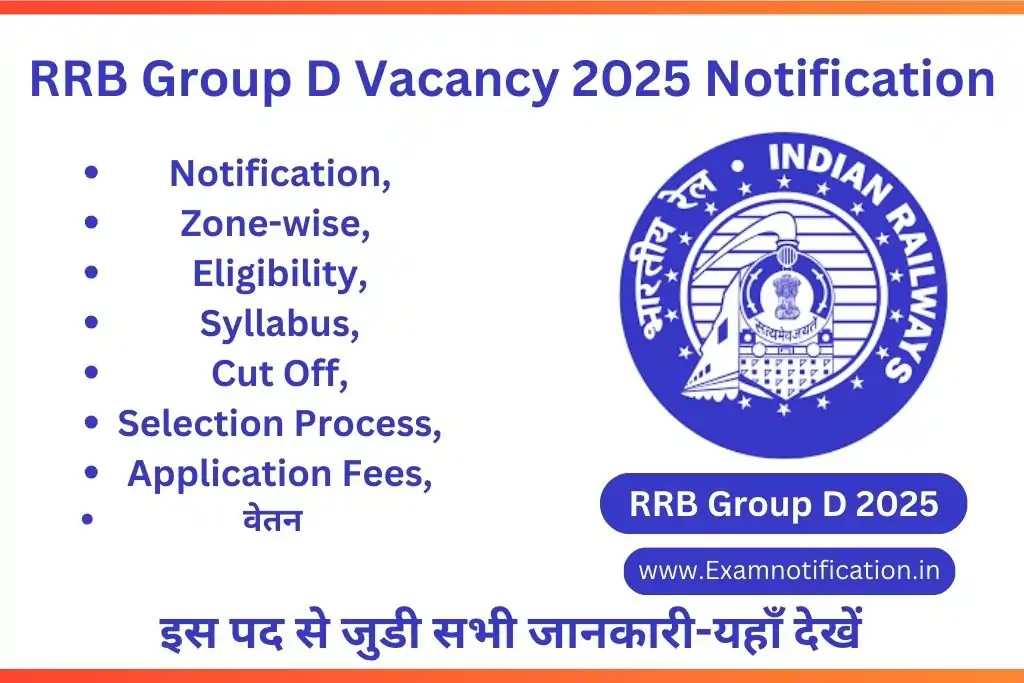 RRB Group D Vacancy 2025 Notification