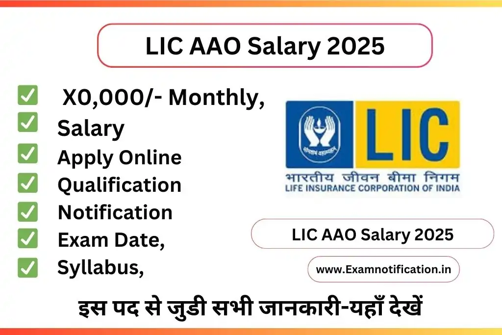 LIC AAO Salary 2025