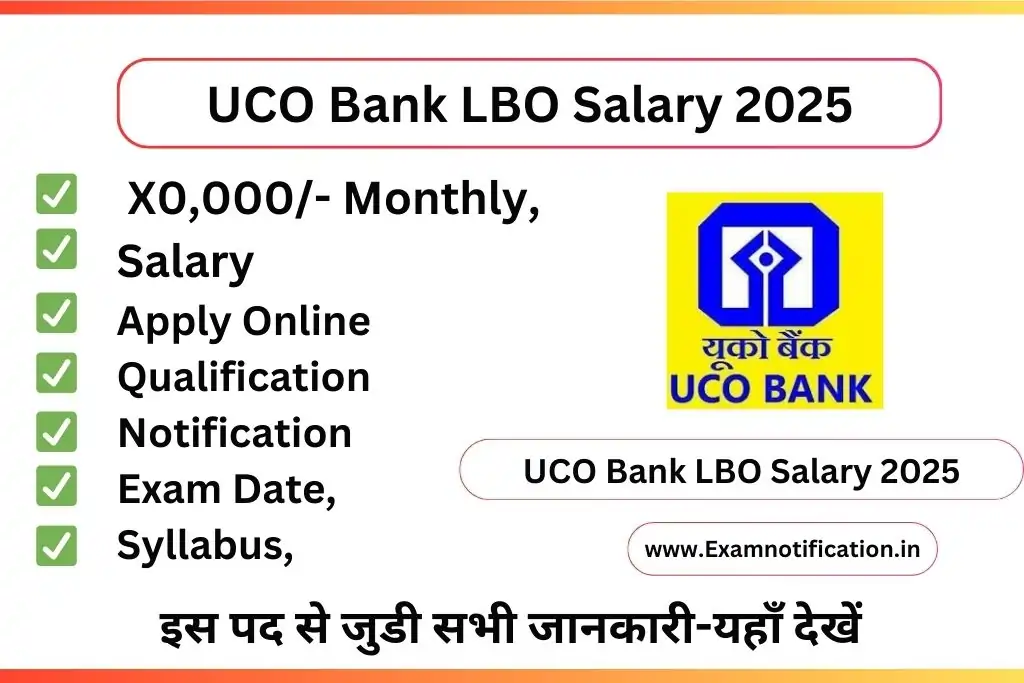 UCO Bank LBO Salary 2025