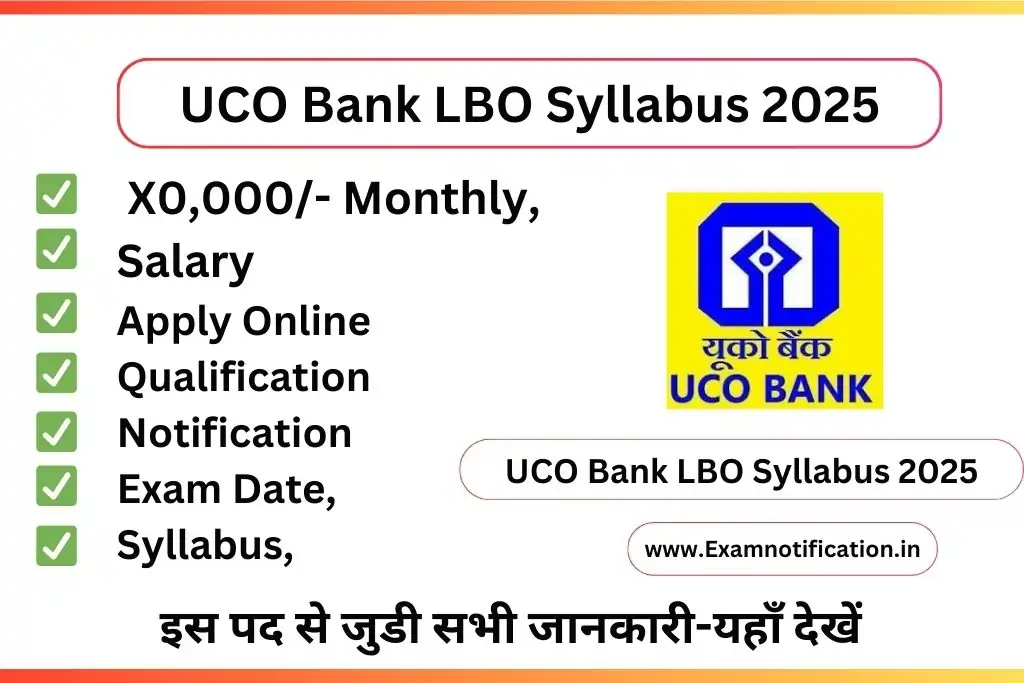 UCO Bank LBO Syllabus 2025